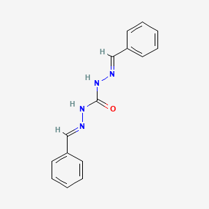 molecular formula C15H14N4O B3840974 N'',N'''-BIS[(E)-1-PHENYLMETHYLIDENE]CARBONIC DIHYDRAZIDE CAS No. 4114-25-4