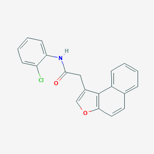 molecular formula C20H14ClNO2 B384114 N-(2-chlorophenyl)-2-naphtho[2,1-b]furan-1-ylacetamide 