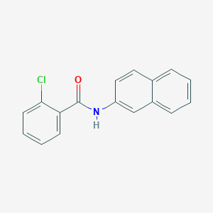 molecular formula C17H12ClNO B3841845 2-CHLORO-N-(2-NAPHTHYL)BENZAMIDE 