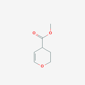 molecular formula C7H10O3 B038419 Methyl 3,4-dihydro-2H-pyran-4-carboxylate CAS No. 116586-87-9