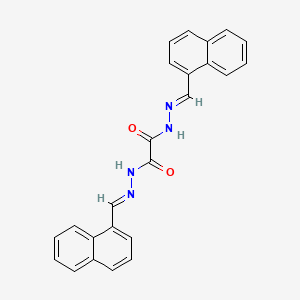 molecular formula C24H18N4O2 B3842283 OXALIC BIS(1-NAPHTHYLMETHYLENE)HYDRAZIDE 