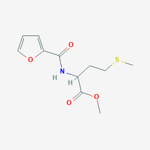 molecular formula C11H15NO4S B3842476 methyl N-(furan-2-ylcarbonyl)methioninate 