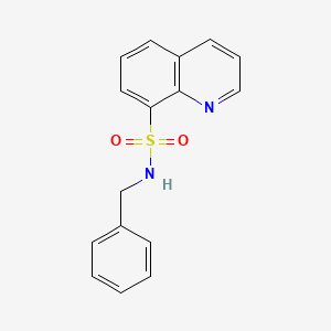 molecular formula C16H14N2O2S B3842516 N-benzylquinoline-8-sulfonamide 
