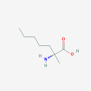 Heptanoic acid, 2-amino-2-methyl-, (2R)-(9CI)
