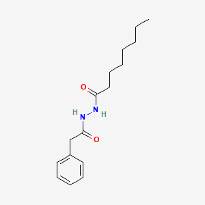 molecular formula C16H24N2O2 B3842960 N'-(2-phenylacetyl)octanehydrazide 