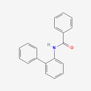 molecular formula C19H15NO B3844422 2-Benzoylaminobiphenyl CAS No. 7404-97-9