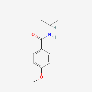molecular formula C12H17NO2 B3844500 N-(butan-2-yl)-4-methoxybenzamide 