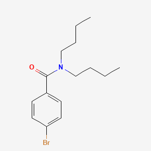 molecular formula C15H22BrNO B3844515 Benzamide, N,N-dibutyl-4-bromo- 