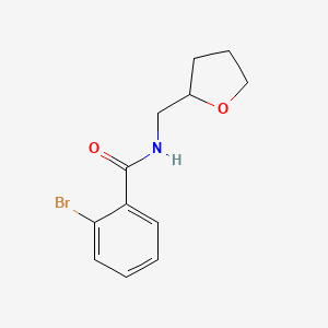 molecular formula C12H14BrNO2 B3844582 Benzamide, N-tetrahydrofurfuryl-2-bromo- 