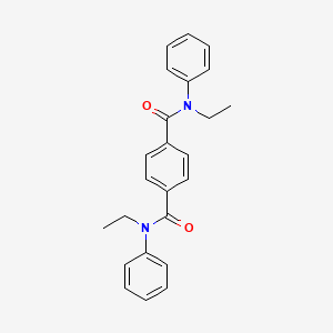 molecular formula C24H24N2O2 B3844646 N,N'-diethyl-N,N'-diphenylbenzene-1,4-dicarboxamide CAS No. 81577-25-5
