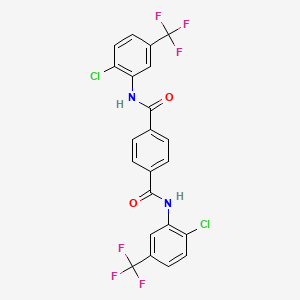 molecular formula C9H16O5 B3844970 N,N'-bis[2-chloro-5-(trifluoromethyl)phenyl]benzene-1,4-dicarboxamide CAS No. 5349-06-4