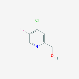 molecular formula C6H5ClFNO B038450 4-Chloro-5-fluoro-2-pyridinemethanol CAS No. 113209-90-8