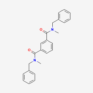 molecular formula C24H24N2O2 B3845144 N~1~,N~3~-dibenzyl-N~1~,N~3~-dimethylisophthalamide 