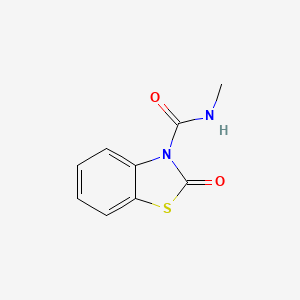 molecular formula C9H8N2O2S B3845259 N-methyl-2-oxo-1,3-benzothiazole-3-carboxamide 