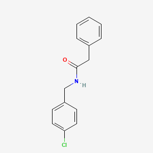 molecular formula C15H14ClNO B3845332 N-(4-chlorobenzyl)-phenylacetamide CAS No. 27466-86-0