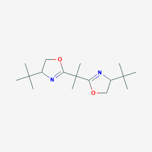 molecular formula C17H30N2O2 B3845595 (4R,4'R)-2,2'-(Propane-2,2-diyl)bis(4-(tert-butyl)-4,5-dihydrooxazole) 
