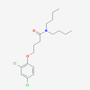 molecular formula C18H27Cl2NO2 B3845857 N,N-dibutyl-4-(2,4-dichlorophenoxy)butanamide 