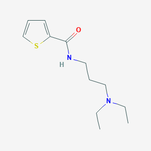 molecular formula C12H20N2OS B3845885 N-[3-(diethylamino)propyl]thiophene-2-carboxamide 