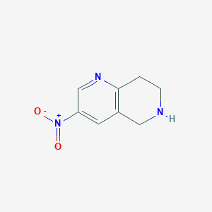 3-Nitro-5,6,7,8-tetrahydro-1,6-naphthyridine