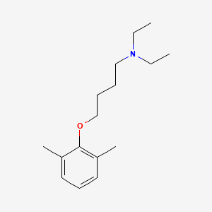 molecular formula C16H27NO B3846515 4-(2,6-dimethylphenoxy)-N,N-diethylbutan-1-amine 