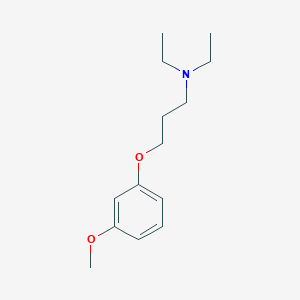 molecular formula C14H23NO2 B3846615 N,N-diethyl-3-(3-methoxyphenoxy)propan-1-amine 