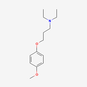 molecular formula C14H23NO2 B3846733 N,N-Diethyl-p-methoxy-phenoxy propylamine 