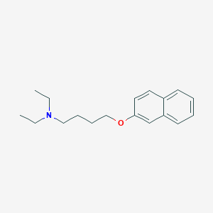 molecular formula C18H25NO B3846762 N,N-diethyl-4-naphthalen-2-yloxybutan-1-amine 