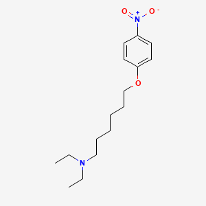 molecular formula C16H26N2O3 B3846949 N,N-diethyl-6-(4-nitrophenoxy)hexan-1-amine 