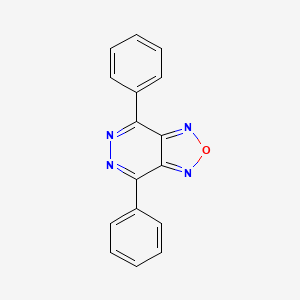 molecular formula C16H10N4O B3847487 4,7-Diphenyl(1,2,5)oxadiazolo(3,4-d)pyridazine CAS No. 7502-19-4
