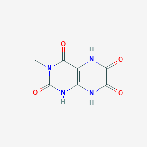 3-methyl-5,8-dihydro-1H-pteridine-2,4,6,7-tetrone
