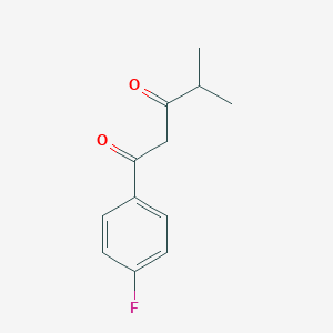 1-(4-Fluorophenyl)-4-methylpentane-1,3-dione