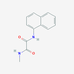 molecular formula C13H12N2O2 B3848021 N-methyl-N'-naphthalen-1-yloxamide 