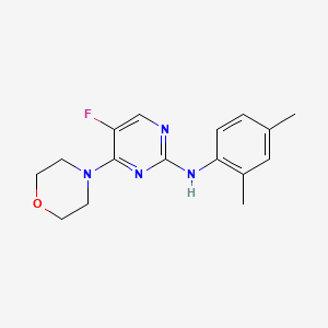 molecular formula C16H19FN4O B3848033 N-(2,4-dimethylphenyl)-5-fluoro-4-morpholin-4-ylpyrimidin-2-amine 