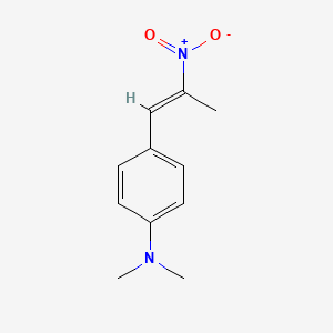molecular formula C11H14N2O2 B3849359 N,N-dimethyl-4-[(E)-2-nitroprop-1-enyl]aniline CAS No. 52287-57-7
