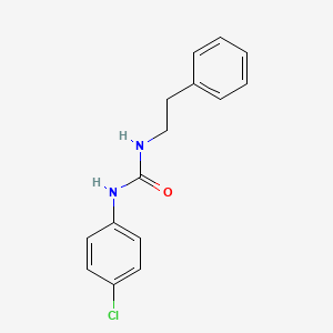 molecular formula C15H15ClN2O B3849429 1-(4-Chlorophenyl)-3-phenethylurea 