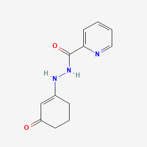 molecular formula C12H13N3O2 B3849598 N'-(3-oxocyclohexen-1-yl)pyridine-2-carbohydrazide 