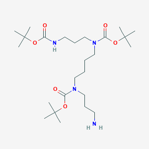 molecular formula C25H50N4O6 B038502 Spermine(BBBH) CAS No. 114459-62-0