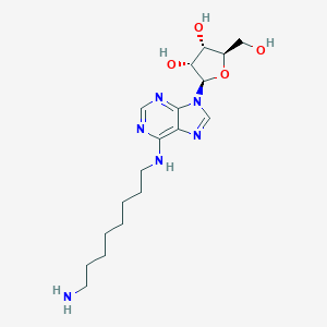 molecular formula C18H30N6O4 B038507 N(6)-Octylamine adenosine CAS No. 111863-56-0
