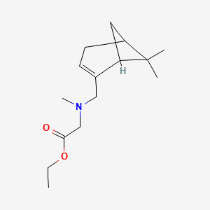 molecular formula C15H25NO2 B3850920 Ethyl 2-[(6,6-dimethyl-2-bicyclo[3.1.1]hept-2-enyl)methyl-methylamino]acetate 
