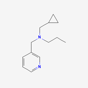 molecular formula C13H20N2 B3851937 N-(cyclopropylmethyl)-N-(pyridin-3-ylmethyl)propan-1-amine 