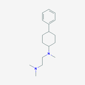molecular formula C17H28N2 B3852806 N,N,N'-trimethyl-N'-(4-phenylcyclohexyl)ethane-1,2-diamine 