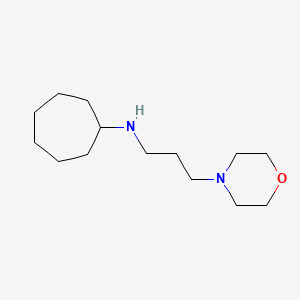 molecular formula C14H28N2O B3852886 N-(3-morpholin-4-ylpropyl)cycloheptanamine 
