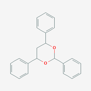 molecular formula C22H20O2 B038529 2,4,6-Triphenyl-1,3-dioxane CAS No. 117525-88-9