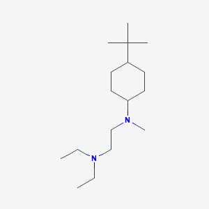 molecular formula C17H36N2 B3852918 N-(4-tert-butylcyclohexyl)-N',N'-diethyl-N-methylethane-1,2-diamine 