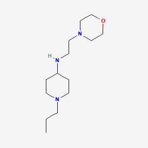 molecular formula C14H29N3O B3852992 N-(2-morpholin-4-ylethyl)-1-propylpiperidin-4-amine 