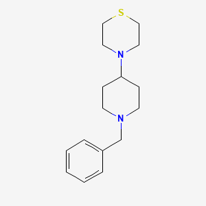 molecular formula C16H24N2S B3853088 4-(1-Benzylpiperidin-4-yl)thiomorpholine 