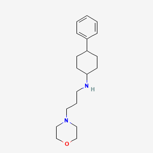 molecular formula C19H30N2O B3853489 N-(3-morpholin-4-ylpropyl)-4-phenylcyclohexan-1-amine 
