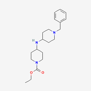 molecular formula C20H31N3O2 B3853568 Ethyl 4-[(1-benzylpiperidin-4-yl)amino]piperidine-1-carboxylate 