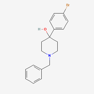 molecular formula C18H20BrNO B3853669 1-Benzyl-4-(4-bromophenyl)piperidin-4-ol CAS No. 16332-18-6