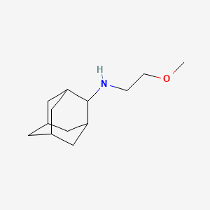 molecular formula C13H23NO B3853877 2-adamantyl(2-methoxyethyl)amine 